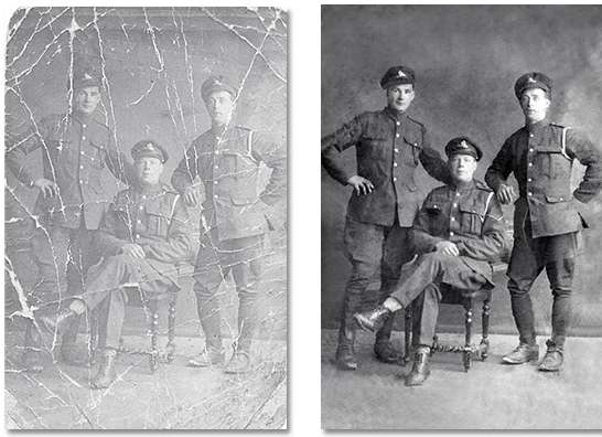 Old Photo Repair Soldiers